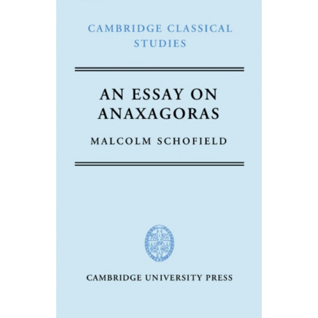 An Essay on Anaxagoras