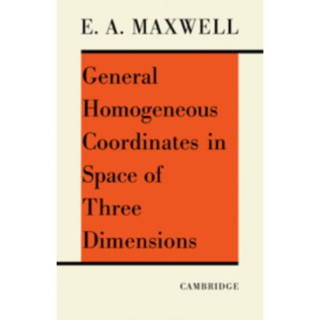 General Homogeneous Coordinates in Space of Three Dimensions