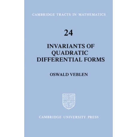 Invariants of Quadratic Differential Forms