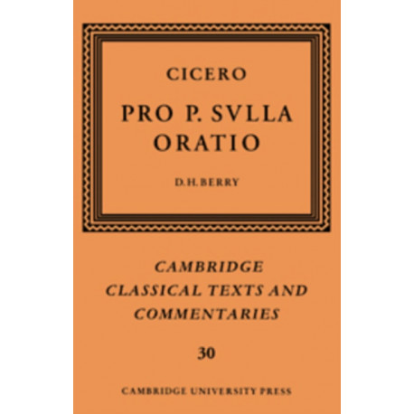 Cicero: Pro P. Sulla oratio