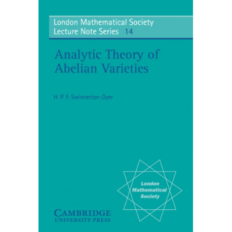 Analytic Theory of Abelian Varieties