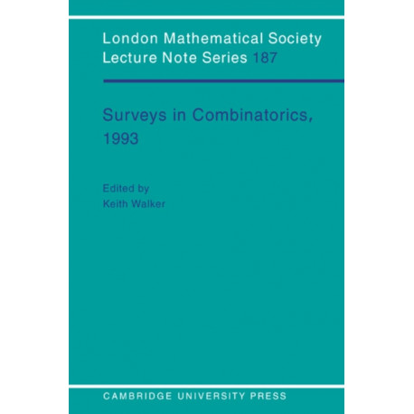 Surveys in Combinatorics, 1993