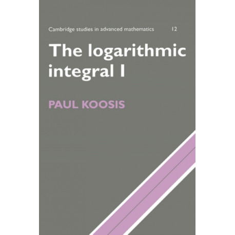The Logarithmic Integral: Volume 1