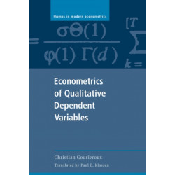Econometrics of Qualitative Dependent Variables
