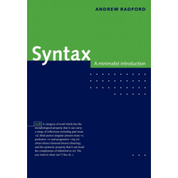 Syntax: A Minimalist Introduction