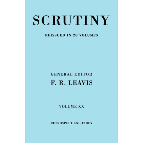 Scrutiny vol. 20 Index & Retrosp