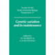 Genetic Variation and its Maintenance