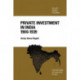 Private Investment in India 1900–1939
