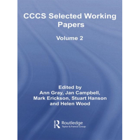 CCCS Selected Working Papers: Volume 2