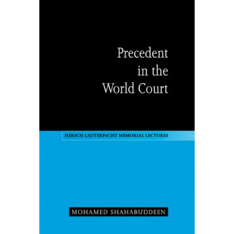 Precedent in the World Court