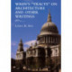 Wren's 'Tracts' on Architecture and Other Writings