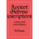 Ancient Hebrew Inscriptions: Volume 1: Corpus and Concordance