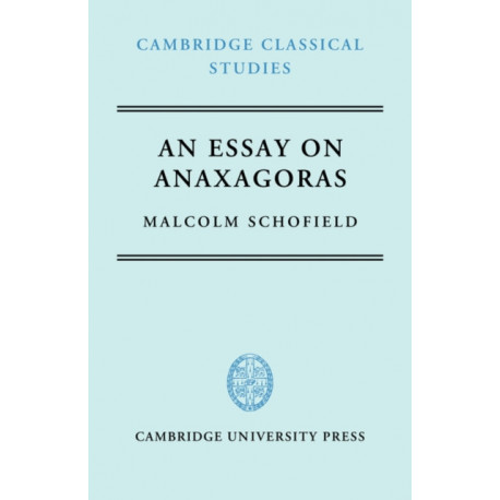 An Essay on Anaxagoras