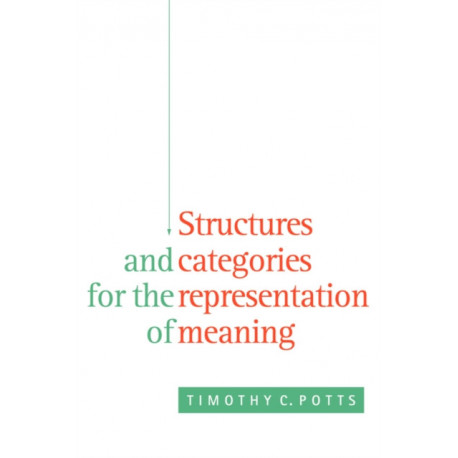 Structures and Categories for the Representation of Meaning