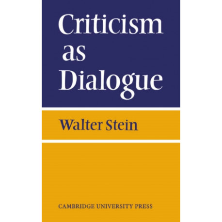 Criticism As Dialogue