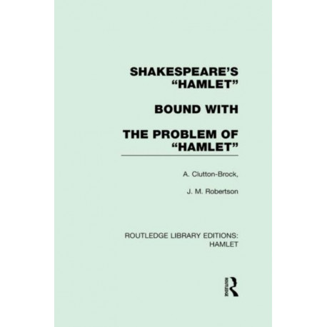 Shakespeare's “Hamlet” bound with The Problem of Hamlet