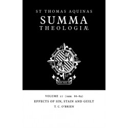 Summa Theologiae: Volume 27, Effects of Sin, Stain and Guilt: 1a2ae. 86-89
