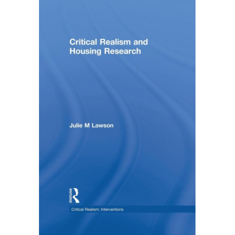 Critical Realism and Housing Research