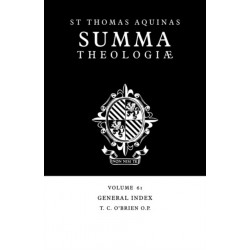 Summa Theologiae Index: Volume 61: General Index