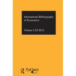 IBSS: Economics: 2012 Vol.61: International Bibliography of the Social Sciences
