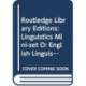 Routledge Library Editions: Linguistics Mini-set D: English Linguistics