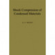 Shock Compression of Condensed Materials