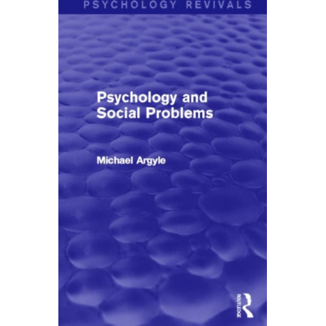 Psychology and Social Problems (Psychology Revivals)