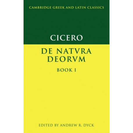 Cicero: De Natura Deorum Book I