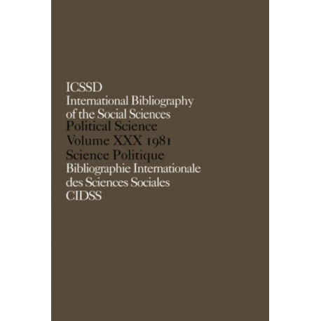 IBSS: Political Science: 1981 Volume 30