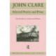 John Clare: Selected Poetry and Prose