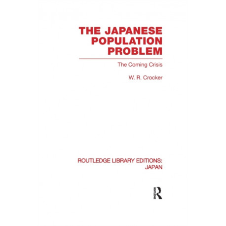 The Japanese Population Problem: The Coming Crisis