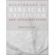 Dictionary of Biblical Criticism and Interpretation