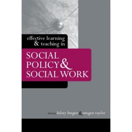 Effective Learning and Teaching in Social Policy and Social Work