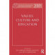 World Yearbook of Education 2001: Values, Culture and Education