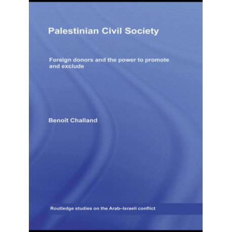 Palestinian Civil Society: Foreign Donors and the Power to Promote and Exclude