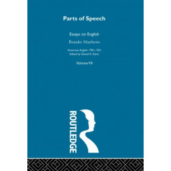Parts Of Speech:Essays English