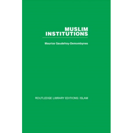 Muslim Institutions