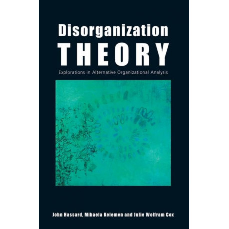Disorganization Theory: Explorations in Alternative Organizational Analysis