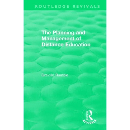 The Planning and Management of Distance Education