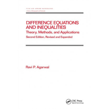Difference Equations and Inequalities: Theory, Methods, and Applications