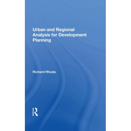 Urban And Regional Analysis For Development Planning