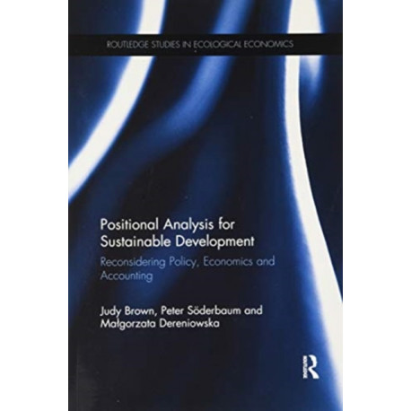 Positional Analysis for Sustainable Development: Reconsidering Policy, Economics and Accounting