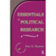 Essentials Of Political Research