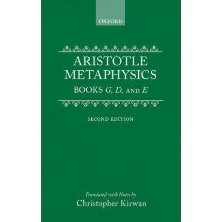 Metaphysics: Books gamma, delta, and epsilon