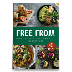 Free from: Veganske, vegetariske eller glutenfrie retter uden tilsat sukker