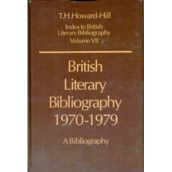 British Literary Bibliography 1970-1979: A Bibliography