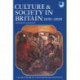 Culture and Society in Britain 1850-1890: A Source Book of Contemporary Writings