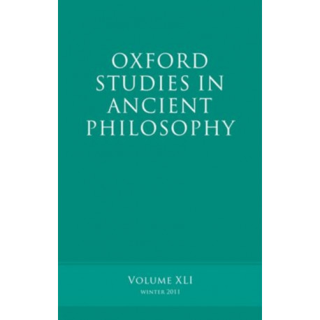 Oxford Studies in Ancient Philosophy, Volume 41