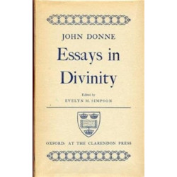 John Donne: Essays in Divinity