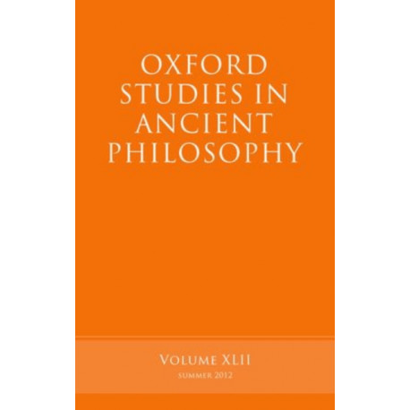 Oxford Studies in Ancient Philosophy, Volume 42